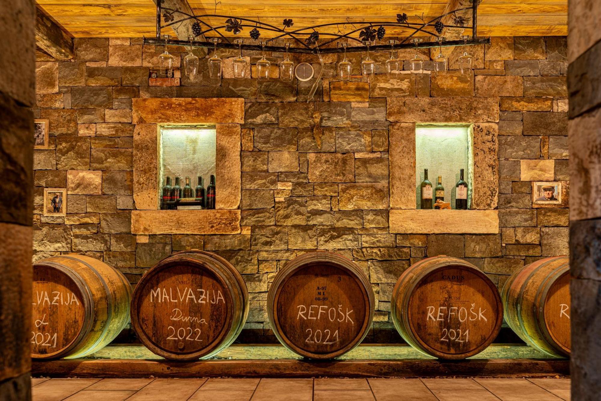 Wine House Rakar Pensionat Gračišče Exteriör bild